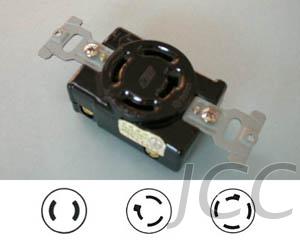 引掛式暗插座（Twist-lock Flush Mounting Socket）